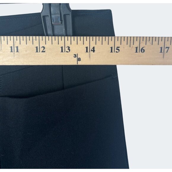 Loft Womens Petite Black Cropped Pants Cotton Viscose Blend Size 4P - Picture 4 of 13